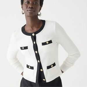 J.Crew Rib Lady Jacket w/ Gold Buttons
Long Sleeve Blouse Sz XS